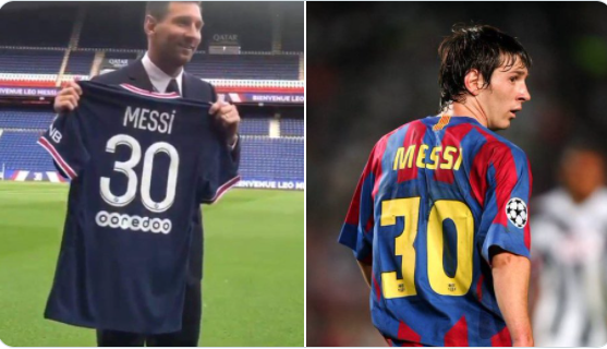 Así luce Messi con la camiseta del PSG ¿Qué número utilizará?