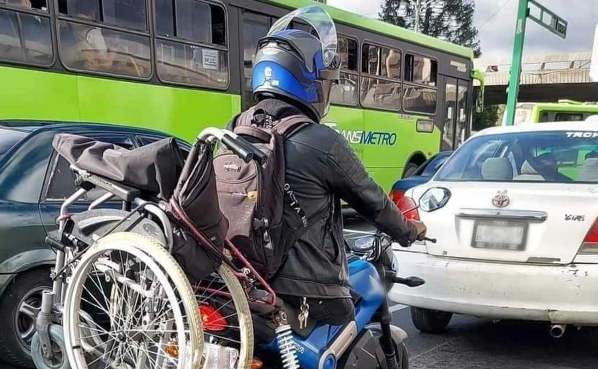 Sin sus dos piernas”: Hombre modifica su moto para movilizarse - Chapin TV