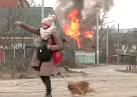 Impactante video: Misil ruso impacta a civiles que intentaban ser evacuados 