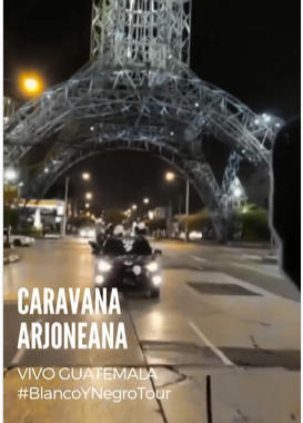 Ricardo Arjona presume caravana que recorrió las calles en su honor 
