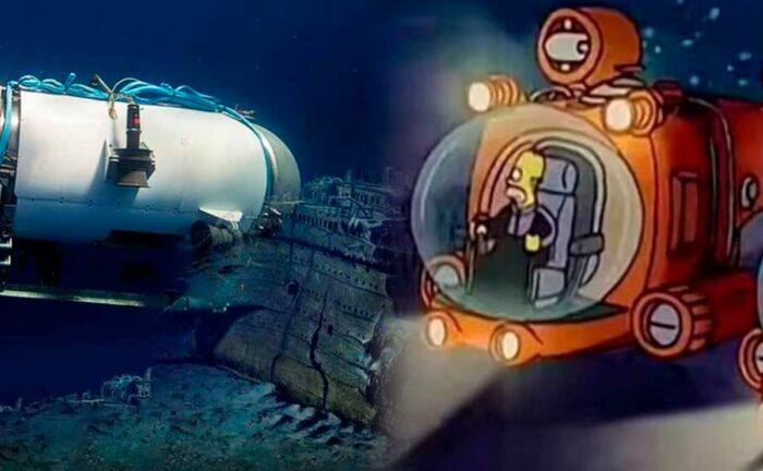 Los Simpson y su relación con el submarino Titan