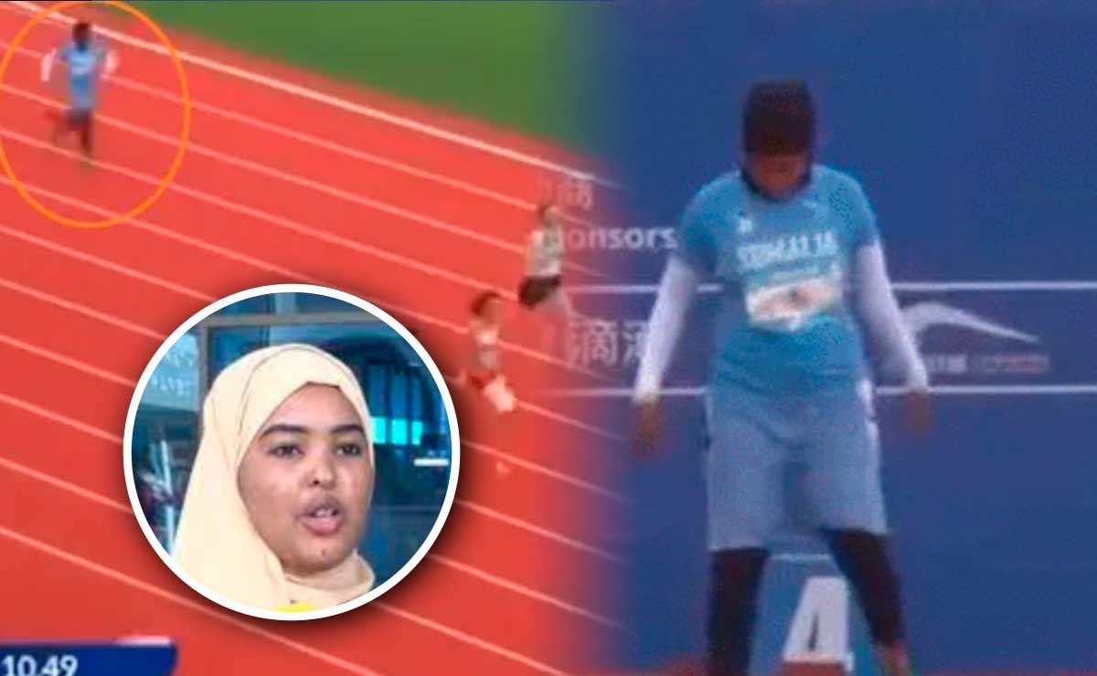 Atleta somalí avergonzó a su país durante una carrera