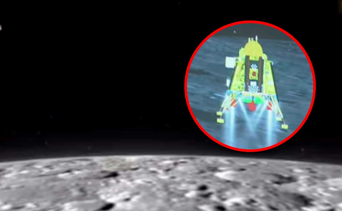 India aterrizó en la superficie lunar