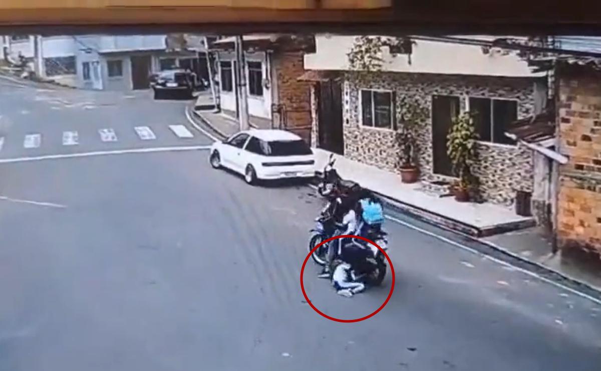 Ecuador: niña perdió un brazo al caer de motocicleta
