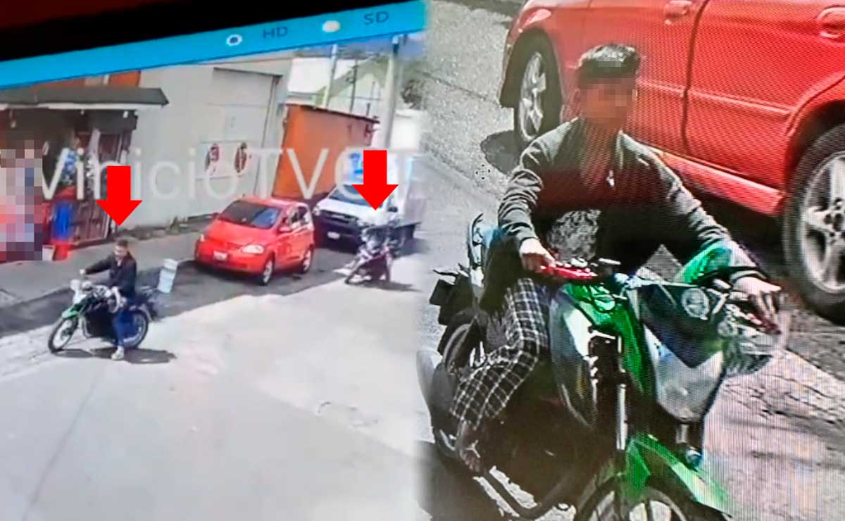 Ladrones despojan de su moto recién comprada a una mujer (VIDEO)