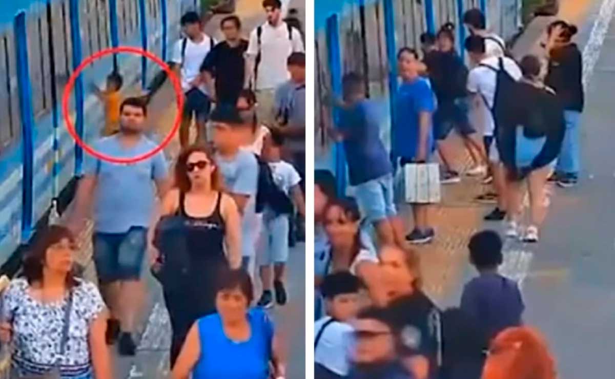 Niño cayó debajo de un tren que iba a ponerse en marcha (VIDEO)