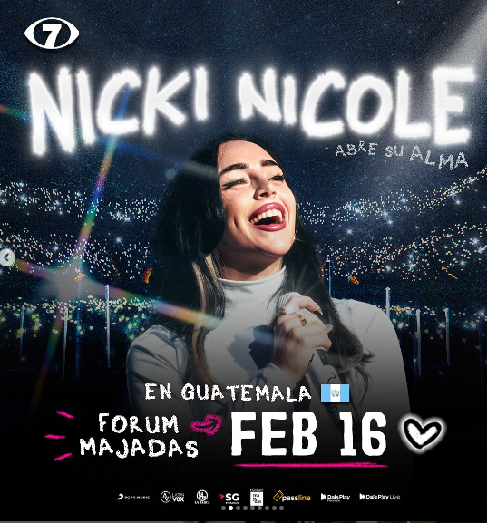 Nicki Nicole anuncia concierto en Guatemala (todos los detalles)