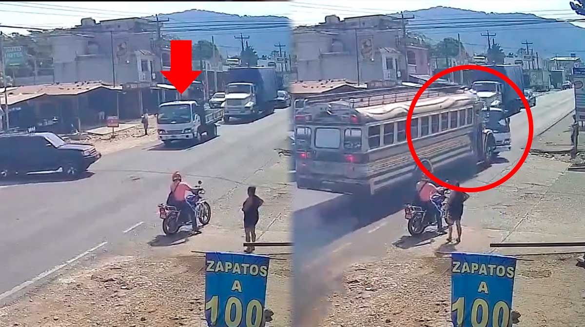 camion-impactado-por-bus-extraurbano-al-hacer-cruce-en-barberena