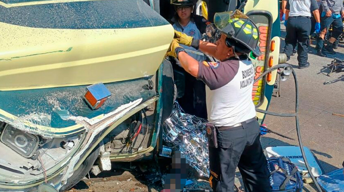 Cuál fue la causa del accidente de bus extraurbano en ruta Interamericana