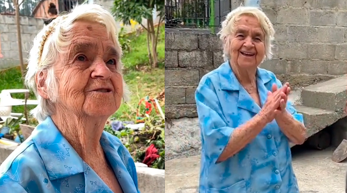 Cumple su sueño de tener casa propia a sus 89 años y su reacción se vuelve viral